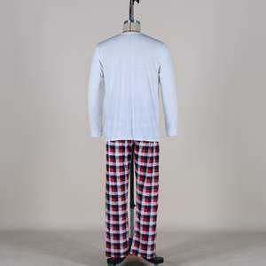 Pantaloni di natale di Natale invernali <span class=keywords><strong>caldi</strong></span> e morbidi personalizzati pigiama Set estivo compatibile con <span class=keywords><strong>pigiami</strong></span> in bianco per la famiglia abbinati vestiti natalizi - Product Image 5