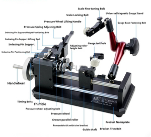 Strumento per la concentricità di ricambi auto con supporto per test di eccentricità radiale e frontale e lettura dati chiara - Product Image 6