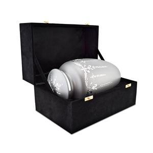 Urna de cenizas de Metal pequeña de calidad superior tallada a mano 4 en 1 Juego de recuerdos Diferentes colores MOQ bajo para el entierro de mascotas y bebés - Product Image 6