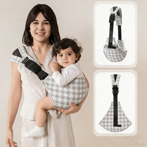 Personalized Baby Sling <strong>Carrier</strong> for Infants <strong>Toddlers</strong> 6-36 Months Lightweight Cotton <strong>Hip</strong> Shoulder <strong>Carrier</strong> Side Front Carry - Product Image 2