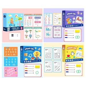 Tablette à dessin Stylo Entraînement à la main Enfants Jouets <span class=keywords><strong>Montessori</strong></span> Livres magiques éducatifs Livres d'apprentissage pour enfants Écriture - Product Image 3