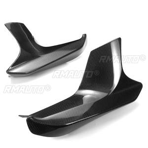 New Real Carbon Fiber 2x F90 M5 <b>Car</b> Front Bumper Lip Splitter Lip Spoiler <b>Diffuser</b> Protector Guard for BMW F90 M5 2018 2019 - Product Image 2