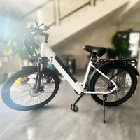 Vélo électrique Easy Step pour seniors et adultes, moteur brushless 250W, batterie lithium 36V 13Ah, 7 vitesses, freins à disque.