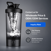 Kedatangan Terbaru Portable Tritan Push Button USB Rechargeable Low Noise Mixer Cup Pembersihan Satu Sentuhan Outdoor Mobil Protein Shake