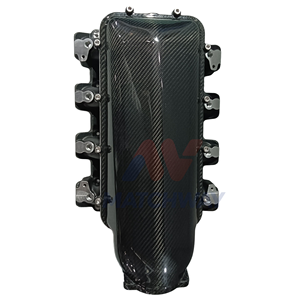 MATCHWAY New Design Dry Carbon Fiber Top Lid Lo-Ram Modular Intake Manifold New Condition for LS1/LS2/LS6 - Product Image 5