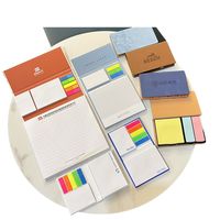 Bloc-notes autocollants personnalisés pour hôtel, bureau, école, papeterie, notes adhésives pour bloc-notes promotionnels A5 en vrac