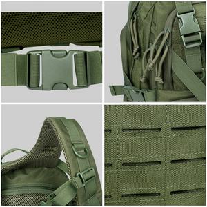 Mochila Táctica Impermeable Grande para Exteriores, Gimnasio, Senderismo, con Sistema Molle - Product Image 3