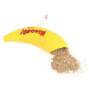 Jouet en peluche amusant pour chat, en forme de cigare banane, entièrement garni de catnip et de menthe, pour l'auto-entretenuement des chats, vente en gros transfrontalière d'articles pour chats - Product Image 5