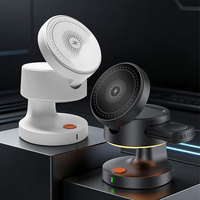 Cargador Inalámbrico Magnético 4 en 1, Banco de Energía Portátil LED, Carga Rápida de 15W, Base de Carga Plegable de Viaje, Micrófono para iPhone y Reloj