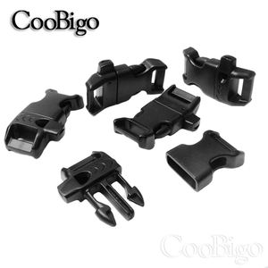 Hebilla de silbato de <span class=keywords><strong>14mm</strong></span>, sujetador de liberación rápida lateral para bolsa, correa, mochila, arnés de pecho, accesorios de costura de plástico curvo, 100 Uds. - Product Image 4