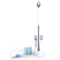 2025 ensemble de nettoyage de salle de bain écologique éponges à récurer électriques à usage unique plastique de toilette fabriqué à partir de matériau PP Durable