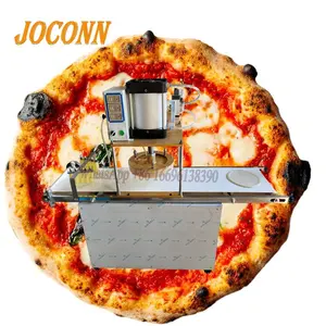 Yüksek hızlı mükemmel gözleme makinesi hindistan düz ekmek presleme makinesi en iyi fiyat ile pizza yapımcısı