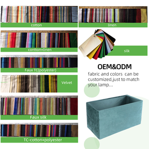 Hot Selling Bulk Pyramid Plain Lamp Shade Office Modern Rectangular <strong>Velvet</strong> Handmade <strong>Lampshade</strong> - Product Image 3