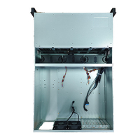 En stock 4U Boîtier de serveur en rack 24 baies SAS SATA 12 Go avec planche d'extension, rack 19 pouces, châssis de stockage à échange à chaud avec rail