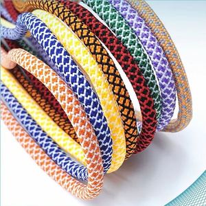 Cordones Planos Elásticos Deportivos Redondos, No Reflectantes, de Material de Coco, con Diseño de Estrellas a Cuadros - Product Image 2
