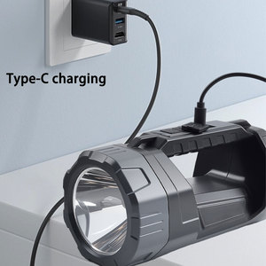 Lampe de travail LED rechargeable, lampe torche à faisceau large, avec charge USB, corps en ABS, pour usage industriel - Product Image 6