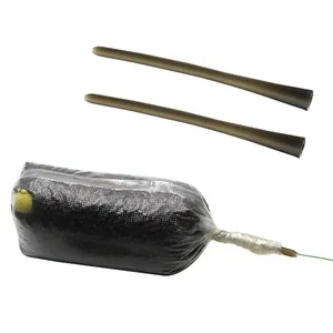 实心袋尾部橡胶70毫米长茎鲤鱼滑车，适用于聚乙烯醇袋，适用于铅芯、主线和钨管