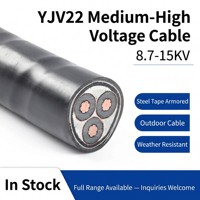 YJV XLPE-Stromkabel 0,6/1kV 3-adrig 4mm² 6mm² OFC-Kupfer IEC 60502-1 für den Hochbau