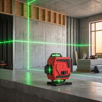 Niveau laser vert 4D à 12 lignes ADTO 12X-B, direct usine, portée 0-25m, batterie Li-Ion, certifié CE, indice de protection IP54
