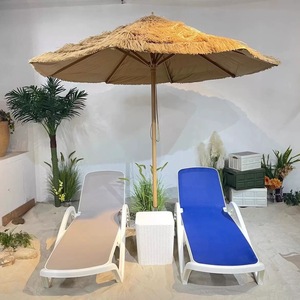 Chaise longue en <span class=keywords><strong>plastique</strong></span> tout temps, réglable, <span class=keywords><strong>transat</strong></span> d'été, chaise de plage pliable, chaise longue confortable avec table latérale - Product Image 6