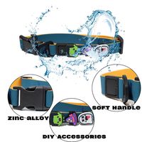 Ensemble collier et laisse pour chien DIY, collier pour animal de compagnie réglable en PVC imperméable avec breloques en silicone 3D amovibles, pour toutes les tailles de chiens