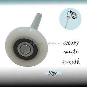 Maßgefertigte Farbige Standard-Geräuscharme Garagentor-Schiebetürrollen Isolierte Lager-Nylonrollen Tür- und Fensterrollen - Product Image 2