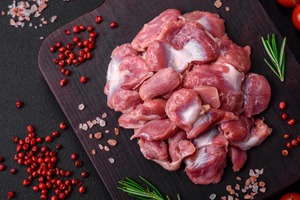Paquete a granel de mollejas de pollo limpias de primera calidad congeladas para servicio de alimentos, cocina, barbacoa, guisos y mercados de exportación internacionales - Product Image 6