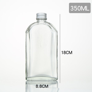 250ml <strong>350ml</strong> Glass Whisky <strong>Vodka</strong> Beer Bottle With Anti-leaking Cap Clear Glass Bottle for Wine Whisky <strong>Vodka</strong> - Product Image 2