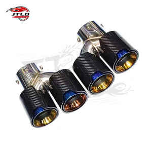 JTLD Silenciador de Fibra de Carbono, Sistema de Escape de Acero Inoxidable Negro para <span class=keywords><strong>BMW</strong></span> G20 G28 M240i M340i M440i Modelos M2 <span class=keywords><strong>M3</strong></span> - Product Image 3