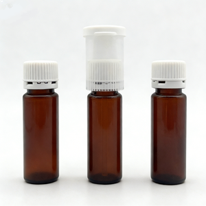 Flacone in Plastica Ambrata a Doppia Camera per Liquidi 10ml 20ml 30ml, Bottiglia per Farmaci Liquidi con Tappo Antimanomissione - Product Image 6