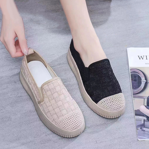 Giảm Giá Hấp Dẫn Giày Đế Bằng Nữ Giày Thể Thao Đế Bằng Thường Ngày Lưới Thoáng Khí Mùa Hè Giày Đi Bộ Nông Đan Cho Nữ - Product Image 4