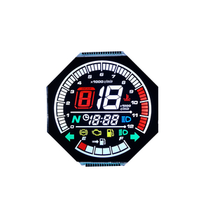 Tùy chỉnh LCD hiển thị 7 đoạn Speedometer cho xe máy với các nút lclv tinh thể lỏng TN Panel LCD - Product Image 2