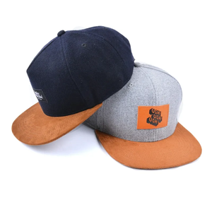 Gorra de Hip Hop con Parche de Cuero con Letras y Logotipo Personalizado, Marca de Lujo, 100% Algodón, Diseño a Todo Color - Product Image 2