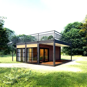 China Beweegbare Modulaire Prefab Draagbare Woningen Houten Tiny Geprefabriceerde Huis