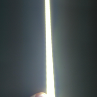 Bande lumineuse rigide cob led mince dc 12v blanc chaud blanc froid led bande d'éclairage pour voiture randonnée camping
