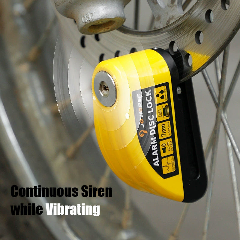 Hongdak Bicycle Motorcycle Wheel Disc Brake Alarm Lock Security Anti-theft Bicycle Locks for E-Bike Bicycle Scooter