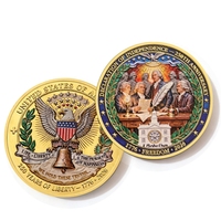 Moneta Commemorativa in Metallo American Eagle Personalizzata da 1 oz in Rame, Incisa e da Collezione