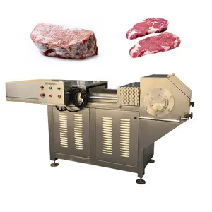 Industriële 304 Roestvrij Staal Bevroren Vlees Blok Flaker Koude Rundvlees Breaking Machine Vlees Crusher