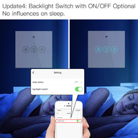 MOES WiFi Smart Light Dimmer Switch Smart Life/ Tuya Relay Switch Control remoto Soporte Alexa Google Voice Assistant