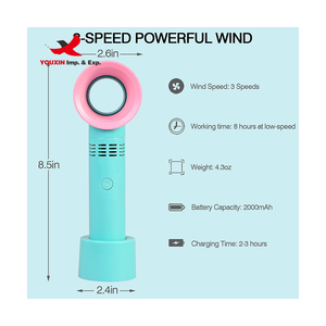 Mixed Procurement Low Price FENGFLY Lash Dryer Fan Bladeless <b>Conditioning</b> USB Lash Drying <b>Air</b> Fan Eyelash Dryer Fan - Product Image 2