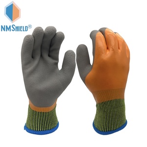 NMSHIELD-guantes de látex con forro polar, impermeables, resistentes al agua, para invierno - Product Image 6