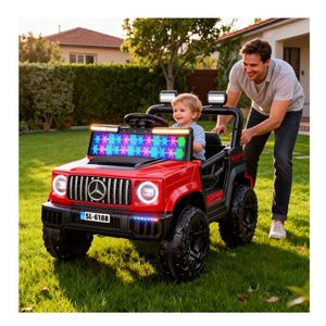 Coche Eléctrico para Niños con Doble Motor de 6V4Ah, Educación Temprana, Función de Balanceo, Control Remoto por Teléfono, Juguete de Conducción - Product Image 3