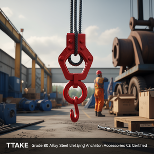 Accessoires de levage et d'ancrage en acier allié de qualité 80 TTAKE, certifiés CE - Product Image 3