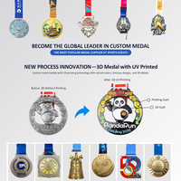 Médaille de récompense en gros pour le Taekwondo, médaille sportive personnalisée en métal pour marathon