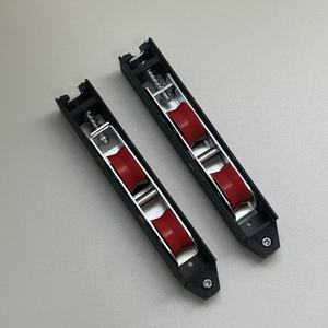 Chất Lượng Cao Nhà Máy Giá Nhựa Bánh Xe Cửa Sổ Nhôm Có Thể Điều Chỉnh Con Lăn Bánh Xe Cửa Sổ Trượt Bánh Xe Mang Nylon Ròng Rọc - Product Image 5