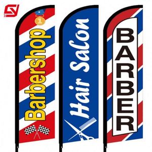 Banderas de Lona Grandes de 5 Metros con Impresión de Logotipo Publicitario, Diseño de Pluma de Langosta, Resistentes al Viento, Tipo Chakra Roll - Product Image 4