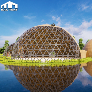 Tente dôme en verre connectée 12M 15M 20M pour la salle à manger de glamping Resort Party et la maison à grand dôme à projection VR - Product Image 3