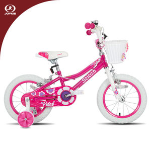 Vélo pour filles de 12 à 20 <span class=keywords><strong>pouces</strong></span> à une vitesse, rose et violet, avec roues stabilisatrices, respectueux de l'environnement - Product Image 3