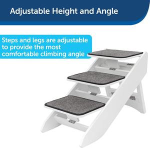 Offre directe pliable en bois <span class=keywords><strong>pas</strong></span> <span class=keywords><strong>cher</strong></span> blanc <span class=keywords><strong>chien</strong></span> escaliers escaliers <span class=keywords><strong>pour</strong></span> animaux de compagnie marches <span class=keywords><strong>pour</strong></span> animaux de compagnie rampes <span class=keywords><strong>pour</strong></span> lits hauts canapé - Product Image 3