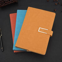 Agenda exécutif A5 personnalisable, couverture rigide en cuir PVC de haute qualité, papier à feuilles mobiles, reliure cousue, cadeau